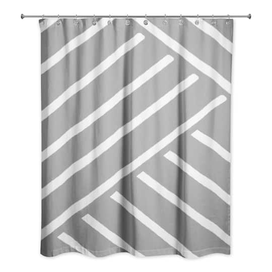 Herringbone Shower Curtain